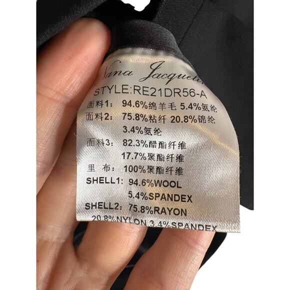 Nana Jacqueline Samba Mini Dress Halter Neck Bow Party Cocktail Evening Black XS - Picture 10 of 12